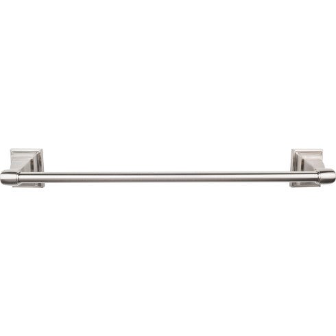 Top Knobs Stratton Bath Towel Bar 30" in Brushed Satin Nickel