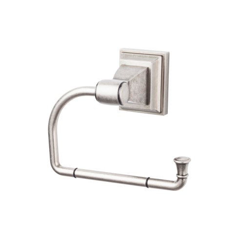 Top Knobs Stratton Bath Tissue Hook in Antique Pewter