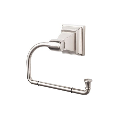 Top Knobs Stratton Bath Tissue Hook in Brushed Satin Nickel