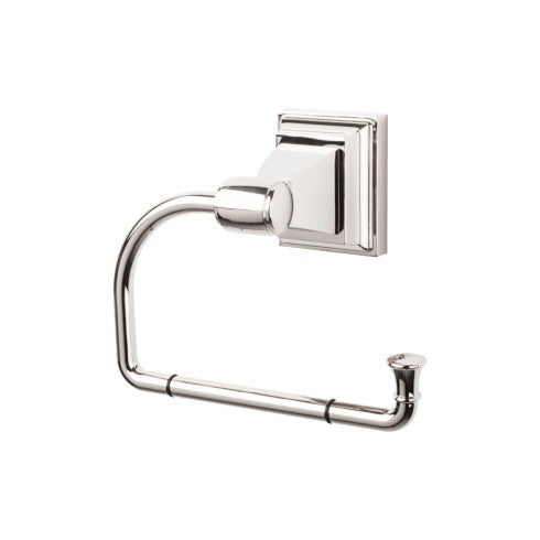Top Knobs Stratton Bath Tissue Hook in Polished Nickel