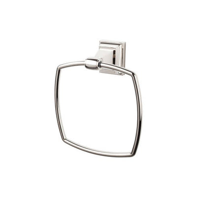 Top Knobs Stratton Bath Ring in Polished Nickel