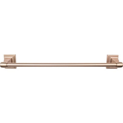 Top Knobs Stratton Bath Towel Bar 18" in Brushed Bronze