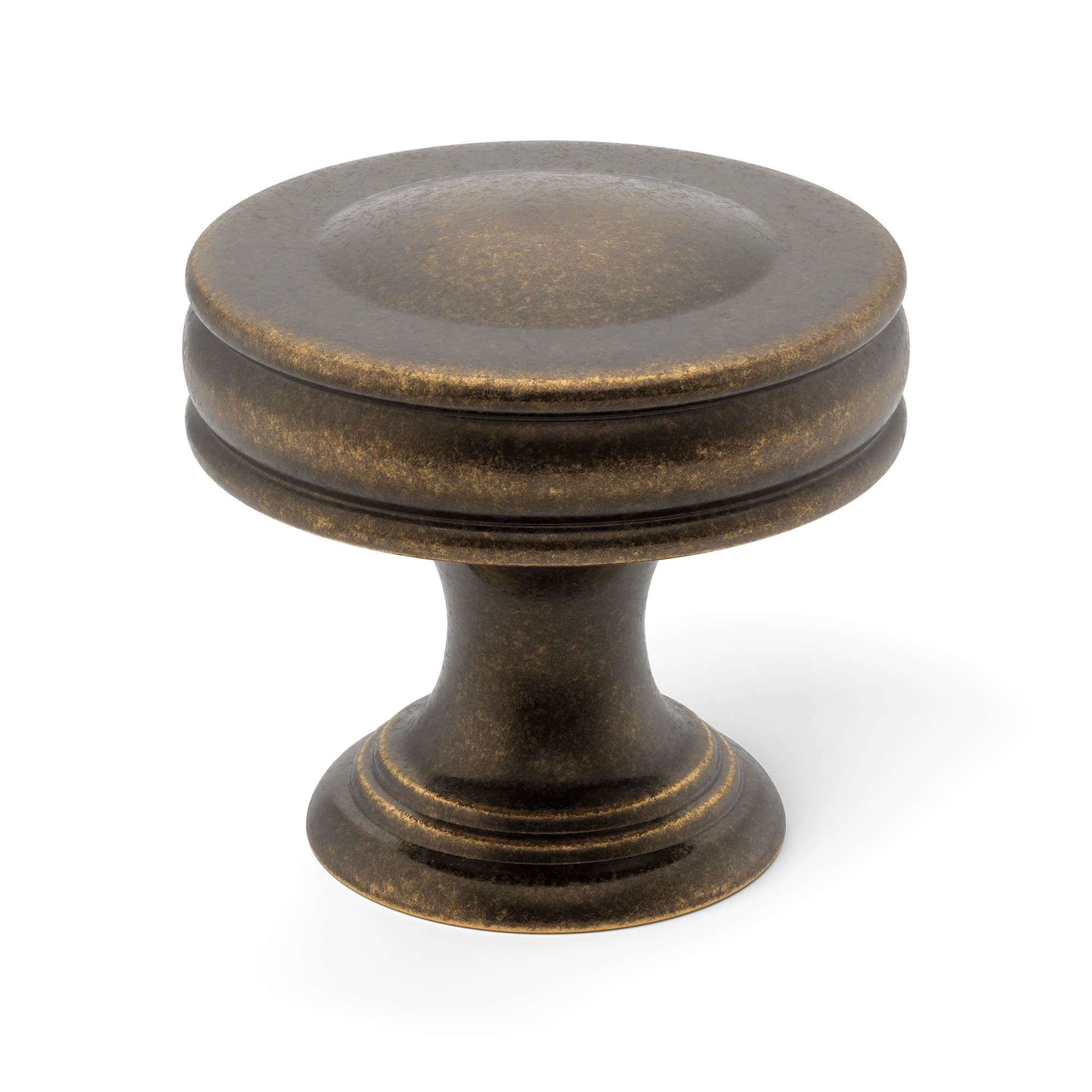 Armac Martin Sutton Cabinet Knob in 25mm / Dark Aged Brass
