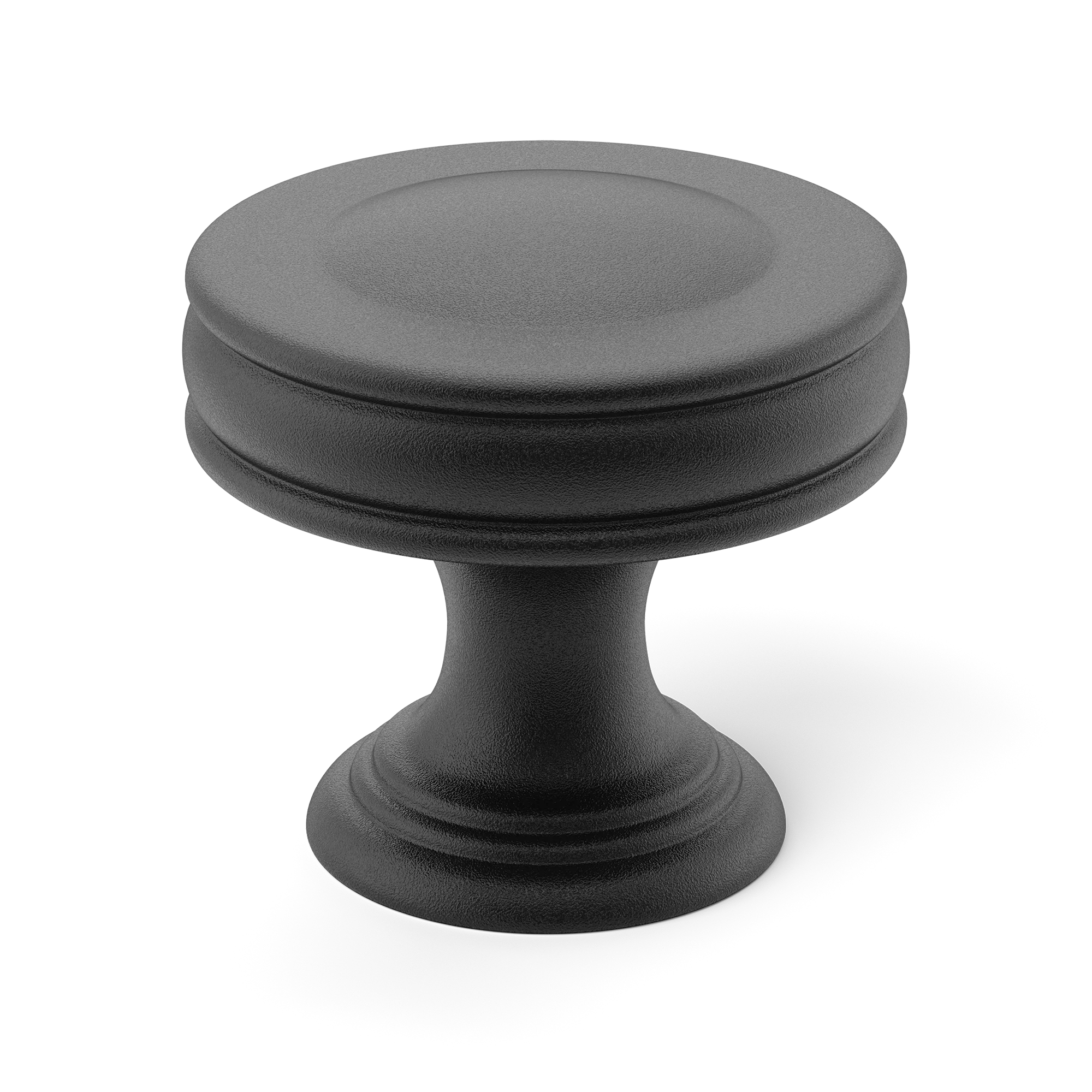 Armac Martin Sutton Cabinet Knob in 25mm / Matt Black Lacquered