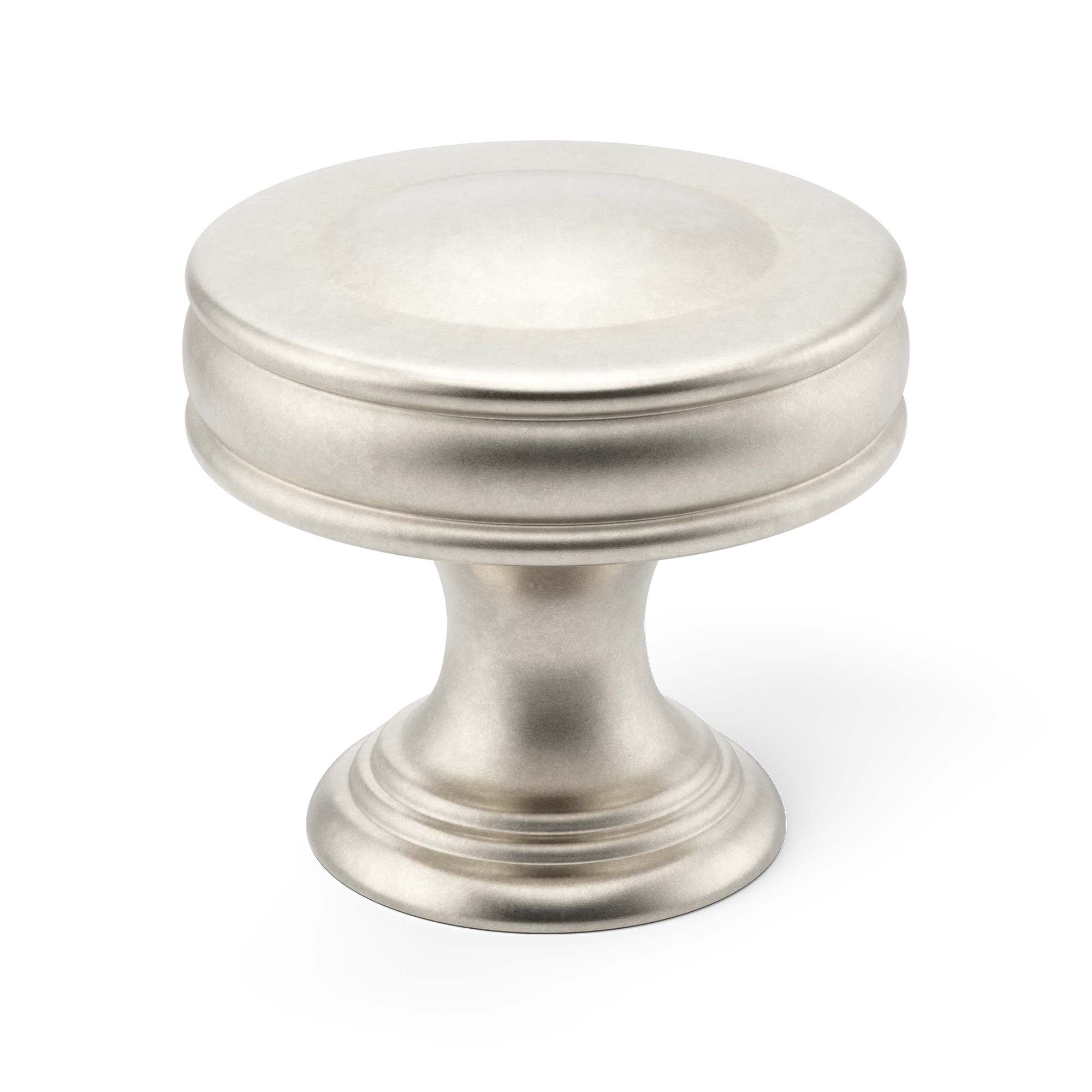 Armac Martin Sutton Cabinet Knob in 25mm / Barrelled Nickel Plate