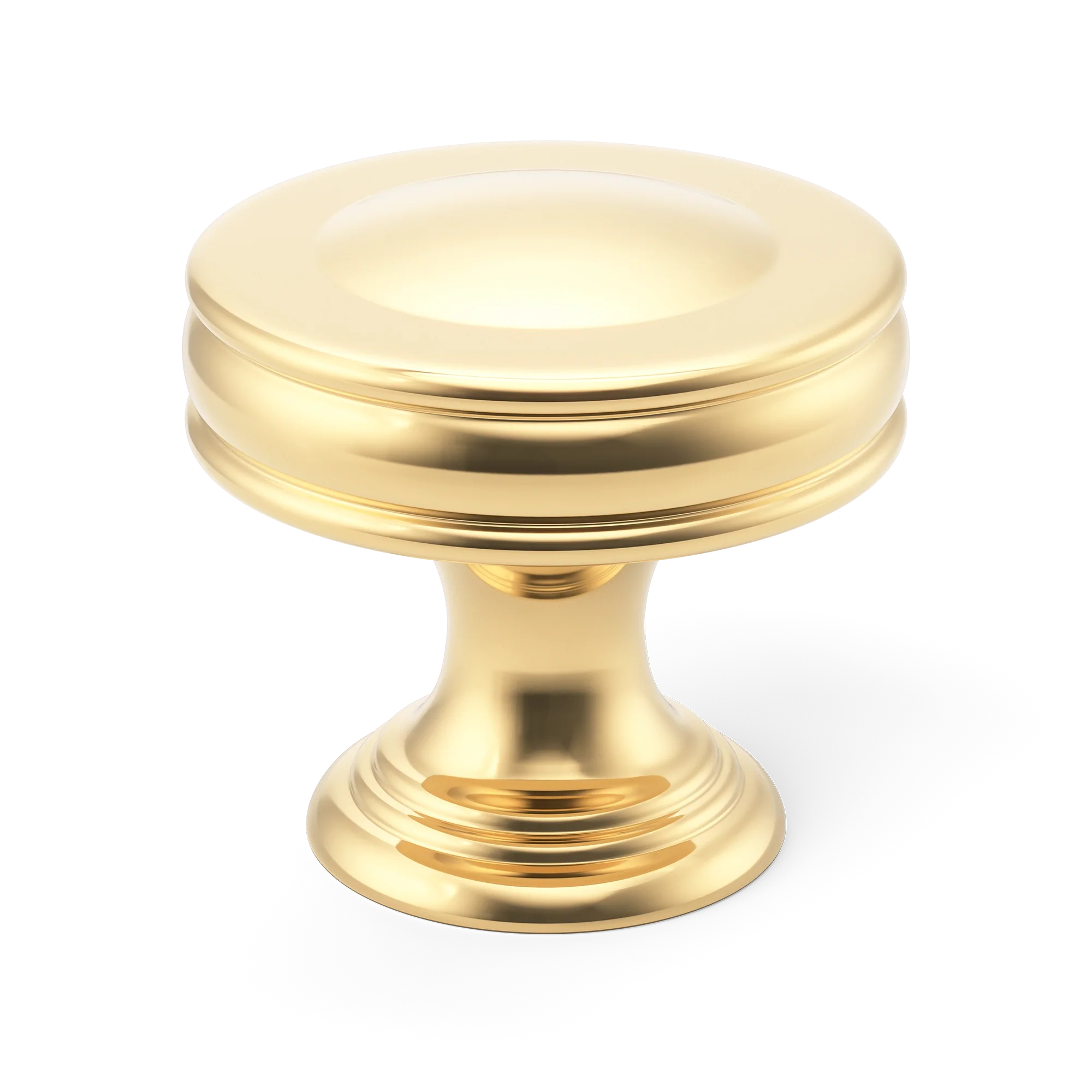 Armac Martin Sutton Cabinet Knob in 25mm / Polished Brass Unlacquered
