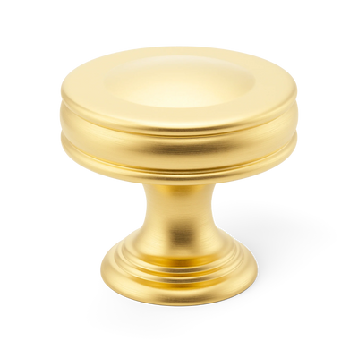 Armac Martin Sutton Cabinet Knob in 25mm / Satin Brass Lacquered