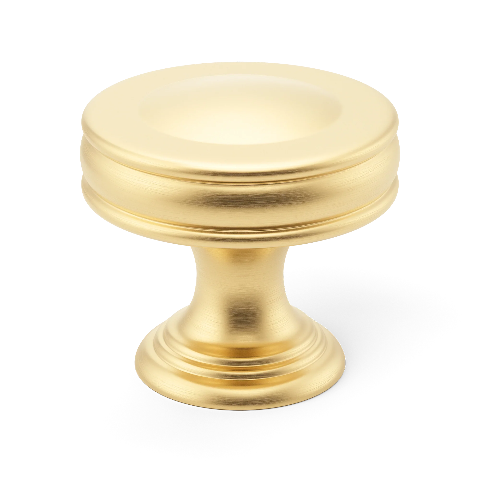 Armac Martin Sutton Cabinet Knob in 25mm / Satin Brass Unlacquered