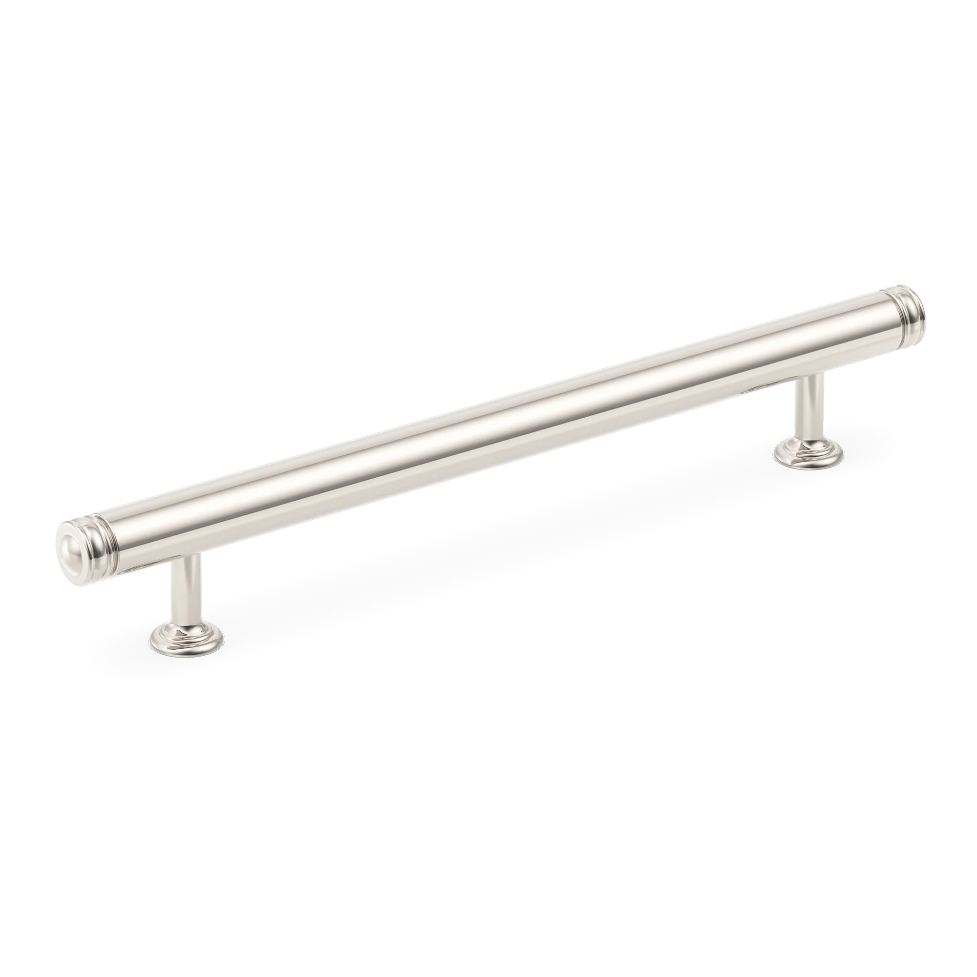 Armac Martin Sutton Cabinet Handle in 96mm / Polished Nickel Plate