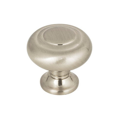 Top Knobs Kent Knob 1 1/4" in Brushed Satin Nickel