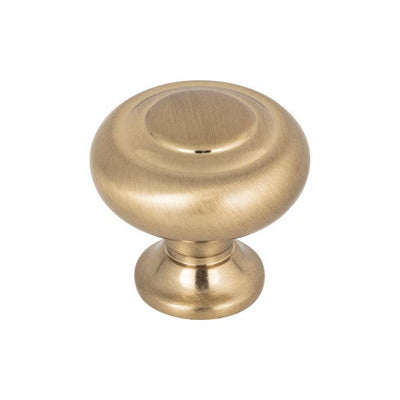 Top Knobs Kent Knob 1 1/4" in Honey Bronze