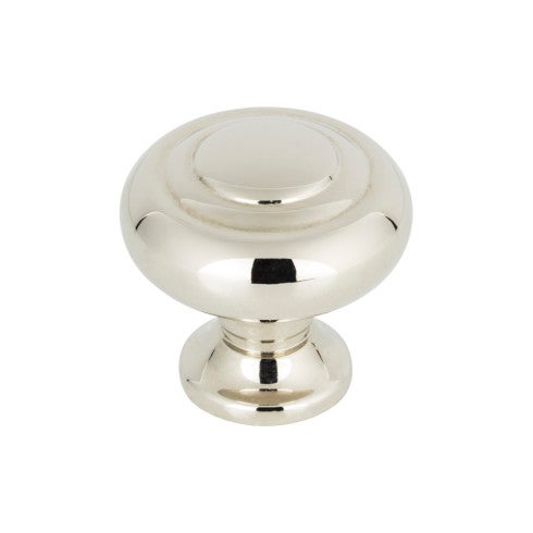 Top Knobs Kent Knob 1 1/4" in Polished Nickel