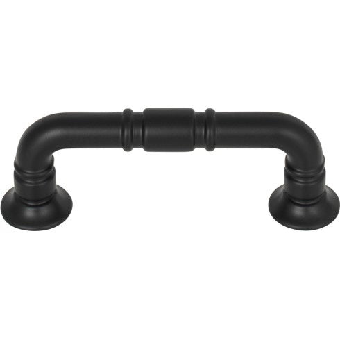 Top Knobs Kent Pull 3" c-c in Flat Black