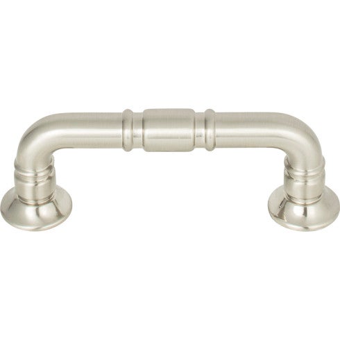 Top Knobs Kent Pull 3" c-c in Brushed Satin Nickel