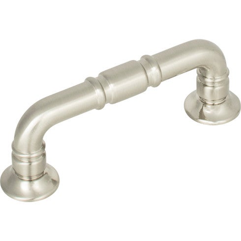 Top Knobs Kent Pull 3" c-c in Brushed Satin Nickel