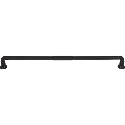 Top Knobs Kent Pull 18" c-c Appliance Pull in Flat Black