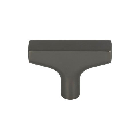 Top Knobs Riverside T-Knob 2" in Ash Gray