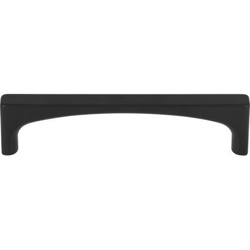 Top Knobs Riverside Pull 3 3/4" c-c in Flat Black