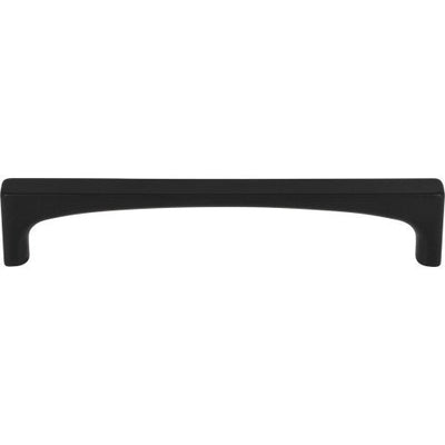 Top Knobs Riverside Pull 5 1/16" c-c in Flat Black
