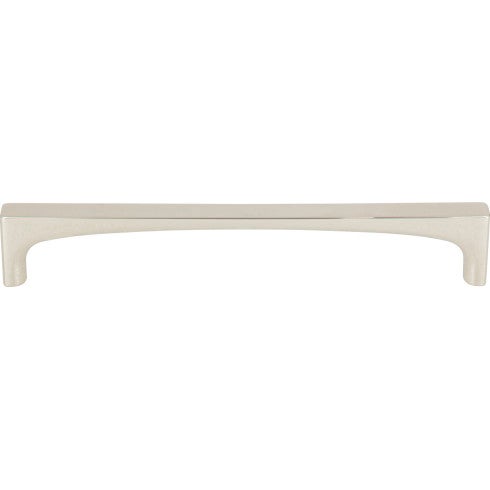 Top Knobs Riverside Pull 6 5/16" c-c in Polished Nickel