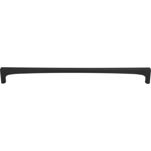 Top Knobs Riverside Pull 8 13/16" c-c in Flat Black