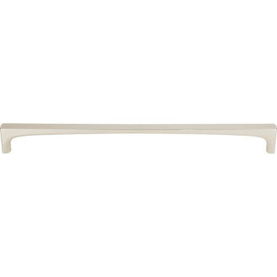 Top Knobs Riverside Pull 8 13/16" c-c in Polished Nickel