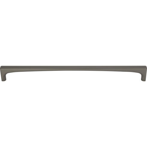 Top Knobs Riverside Pull 12" c-c in Ash Gray
