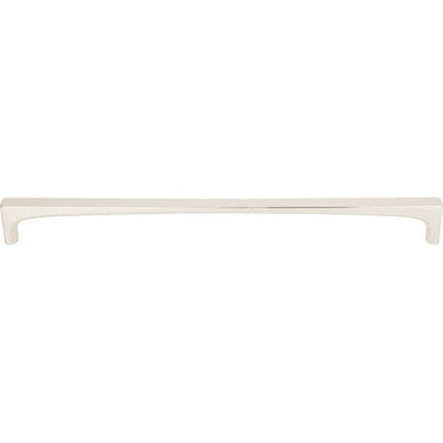 Top Knobs Riverside Pull 12" c-c in Polished Nickel