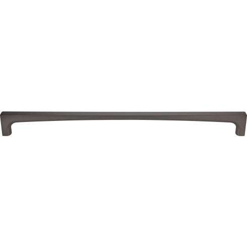 Top Knobs Riverside Pull 18" c-c Appliance Pull in Ash Gray