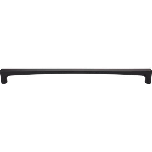 Top Knobs Riverside Pull 18" c-c Appliance Pull in Flat Black