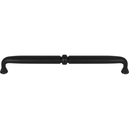Top Knobs Henderson Pull 8 13/16" c-c in Flat Black