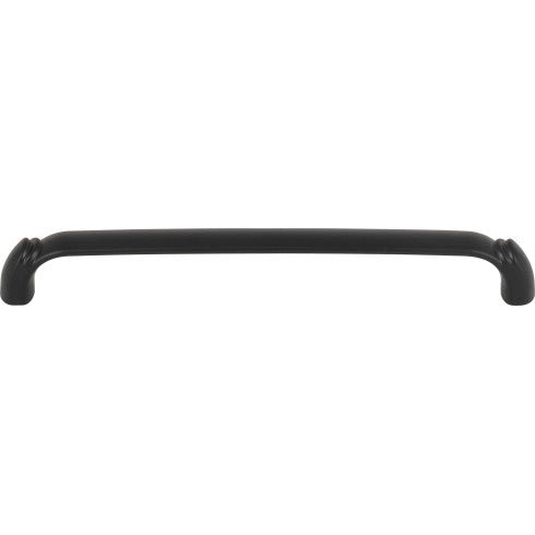 Top Knobs Pomander Pull 7 9/16" c-c in Flat Black
