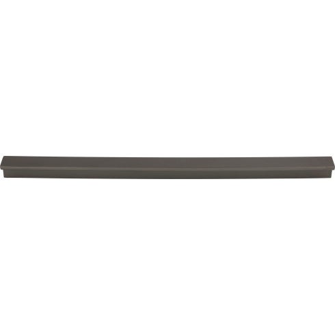 Top Knobs Minetta Tab Pull 12" c-c in Ash Gray