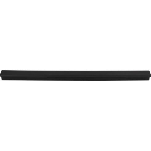 Top Knobs Minetta Tab Pull 12" c-c in Flat Black
