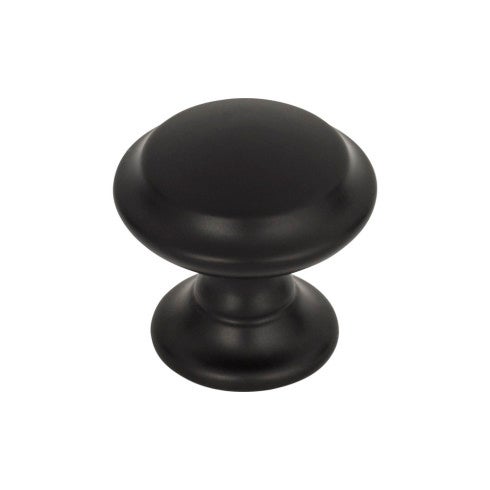 Top Knobs Barrow Knob 1 1/4" in Flat Black