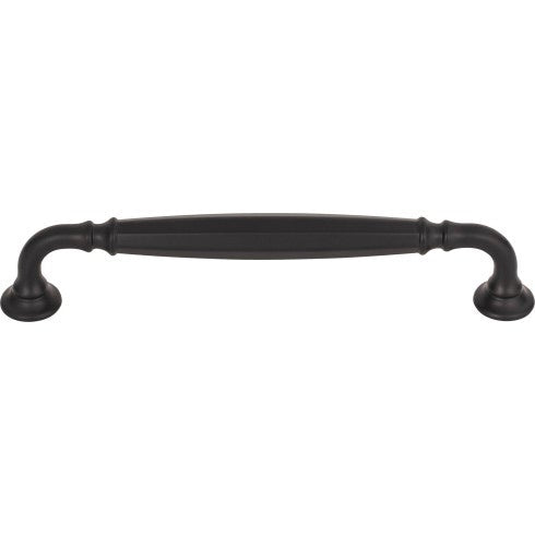 Top Knobs Barrow Pull 6 5/16" c-c in Flat Black