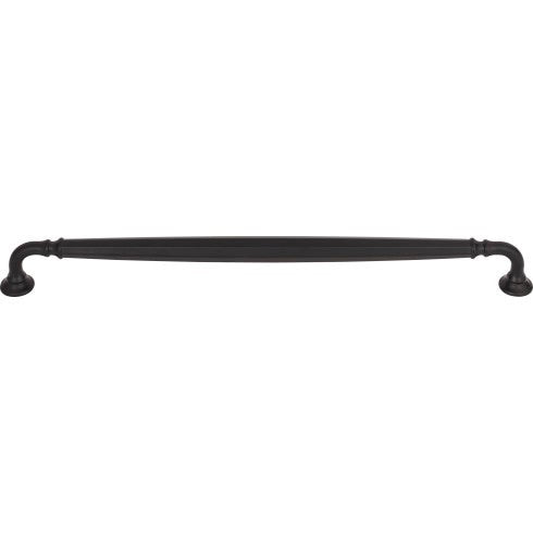 Top Knobs Barrow Pull 12" c-c in Flat Black