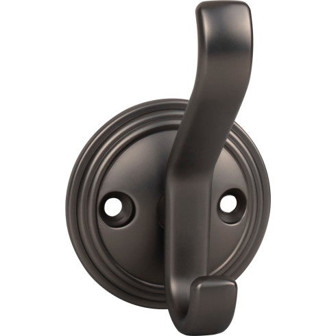 Top Knobs Reeded Hook 3 1/8" in Ash Gray