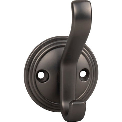 Top Knobs Reeded Hook 3 1/8" in Ash Gray