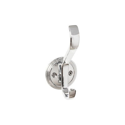 Top Knobs Reeded Hook 4 11/16" in Polished Chrome