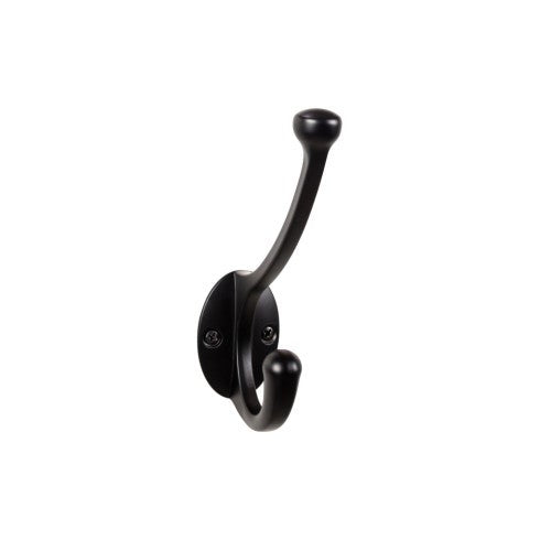 Top Knobs Bergen Hook 5 9/16" in Flat Black