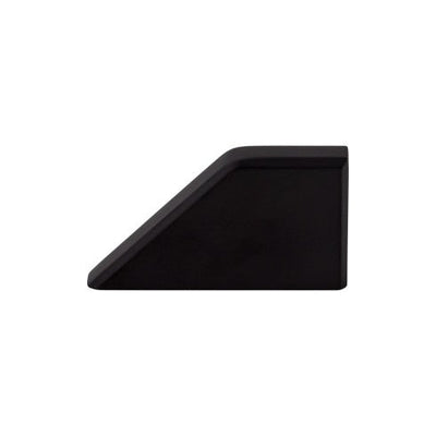 Top Knobs Tapered Knob 1" c-c in Flat Black