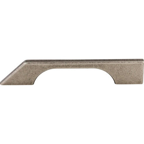 Top Knobs Tapered Pull 5" c-c in Pewter Antique