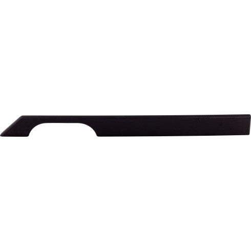 Top Knobs Tapered Pull 12" c-c in Flat Black
