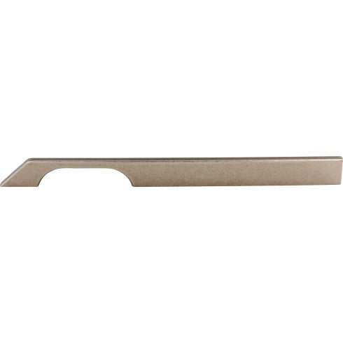 Top Knobs Tapered Pull 12" c-c in Pewter Antique
