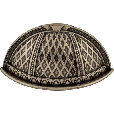 Top Knobs Trevi Cup Pull 1 1/2" c-c in Pewter Antique