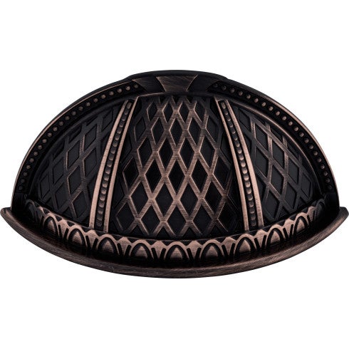 Top Knobs Trevi Cup Pull 2 1/2" c-c in Patina Rouge