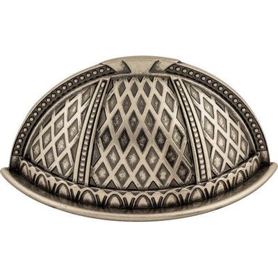 Top Knobs Trevi Cup Pull 2 1/2" c-c in Pewter Antique