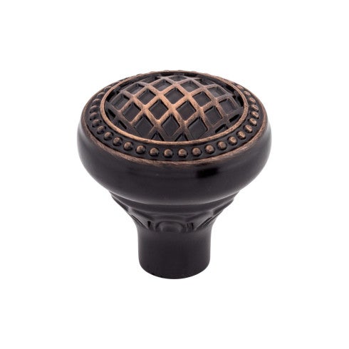 Top Knobs Trevi Round Knob 1 5/16" in Tuscan Bronze