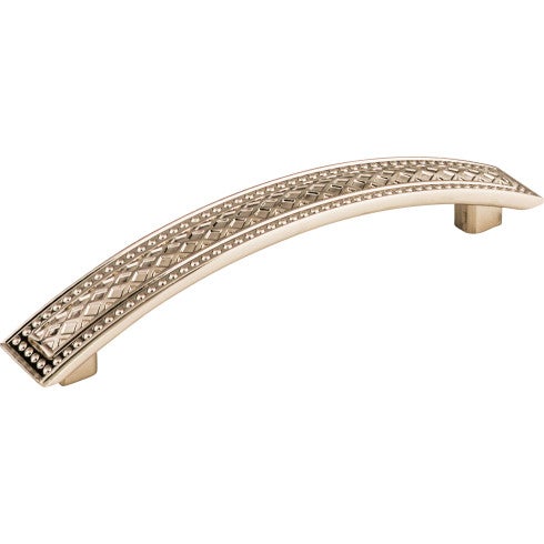 Top Knobs Trevi Crest Pull 5" c-c in Polished Nickel